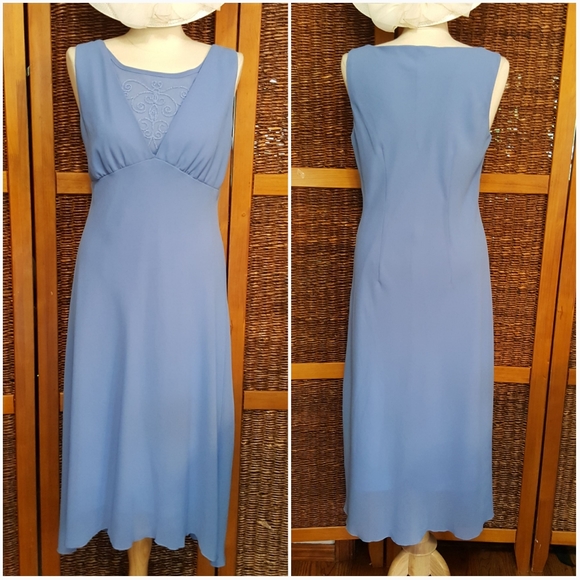 Periwinkle Beaded Dress - Picture 1 of 10